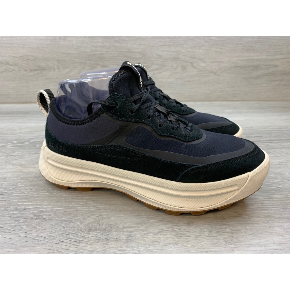 Sorel Kinetic Impact II Low Sneakers Black Sea Salt Women's 6.5 Casual Shoes